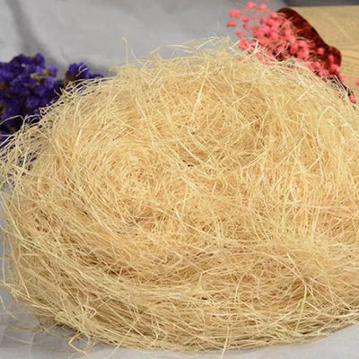 1 Pack 30g Jute Nesting Material Nest / Fibre Aviary Birds Canaries Finches Nest Filled Grass Bird Cage Accessories Decoration - Slobuy