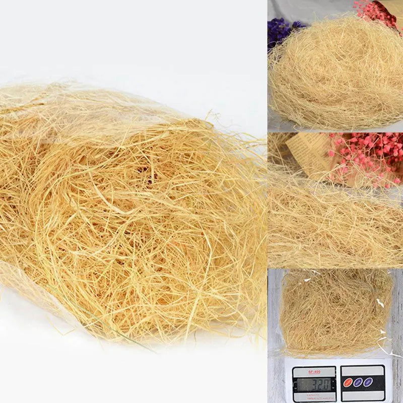 1 Pack 30g Jute Nesting Material Nest / Fibre Aviary Birds Canaries Finches Nest Filled Grass Bird Cage Accessories Decoration - Slobuy
