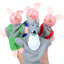 Finger Puppets Set Baby 10 pcs Animals Plush Doll Hand Cartoon  Family Hand Puppet Cloth theater Educational Toys for Kids Gifts - Slobuy