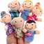 Finger Puppets Set Baby 10 pcs Animals Plush Doll Hand Cartoon  Family Hand Puppet Cloth theater Educational Toys for Kids Gifts - Slobuy