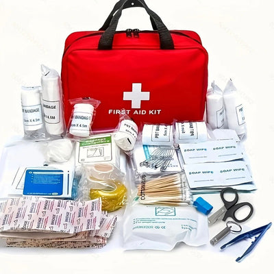 First Aid Kit, Multi-purpose Emergency Medical Portable Medical Bag, Outdoor Multi-functional First Aid Bag Home Emergency Bag - Slobuy