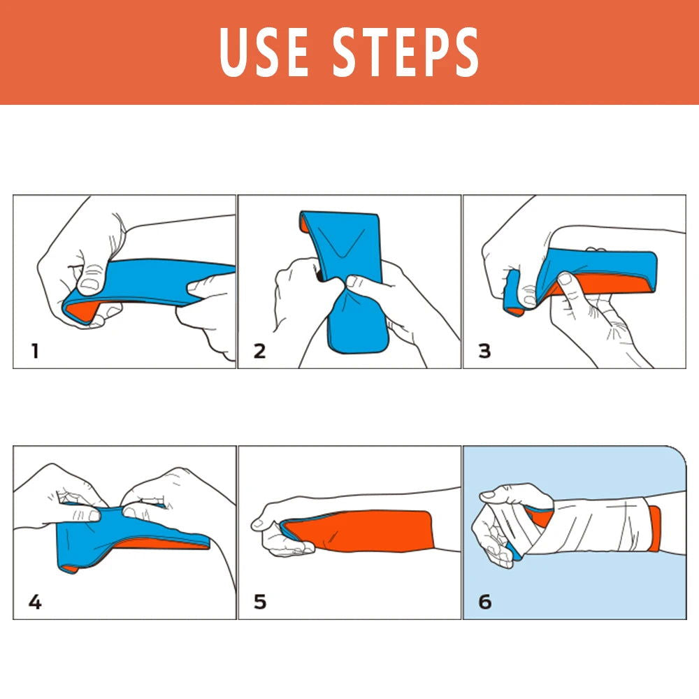 First Aid Universal Aluminum Splint Roll Medical Survival Polymer For Fixture Bone Emergency Kit Outdoor Travel - Slobuy