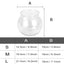 Fish Bowl Plastic L M S Sizes Desktop Aquarium Tanks Round Durable Fish Tank for Betta and All Mini Fish - Slobuy