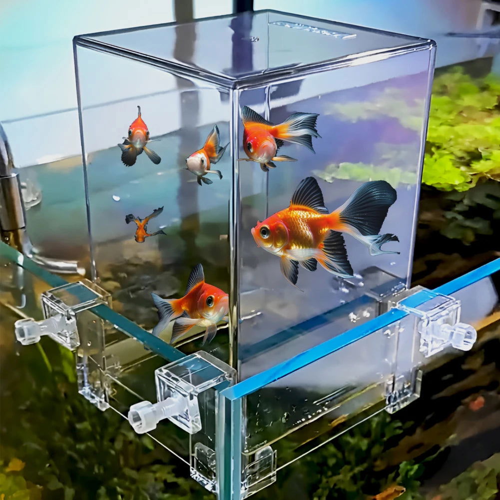 Fish Elevator Inverted Aquarium Fish Tower Fish Tank Aquarium Decorations Make Your Fish Fly Above The Water - Slobuy