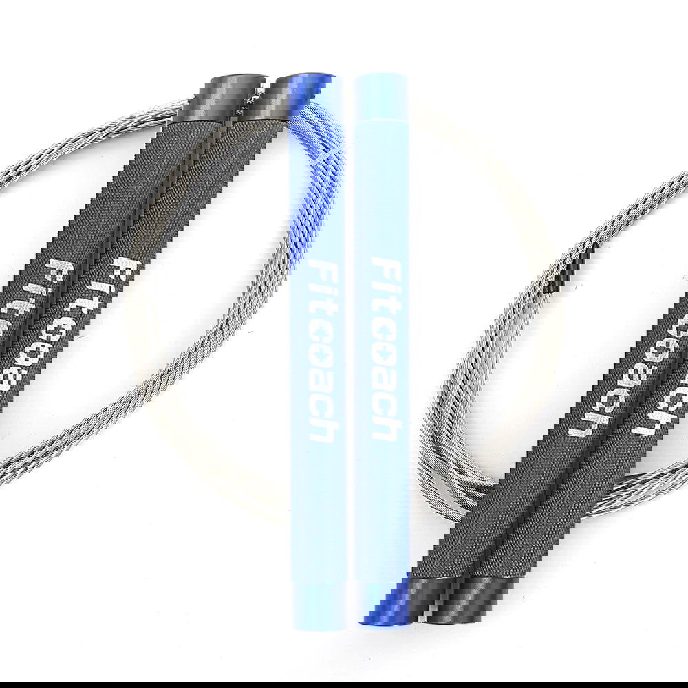 Fitcoach Speed Jump Rope Adjustable Aluminum Skipping Rope for Fitness, Endurance Exercise,Intensity Training - Slobuy