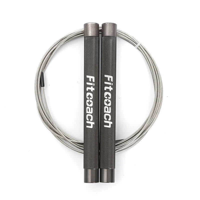Fitcoach Speed Jump Rope Adjustable Aluminum Skipping Rope for Fitness, Endurance Exercise,Intensity Training - Slobuy