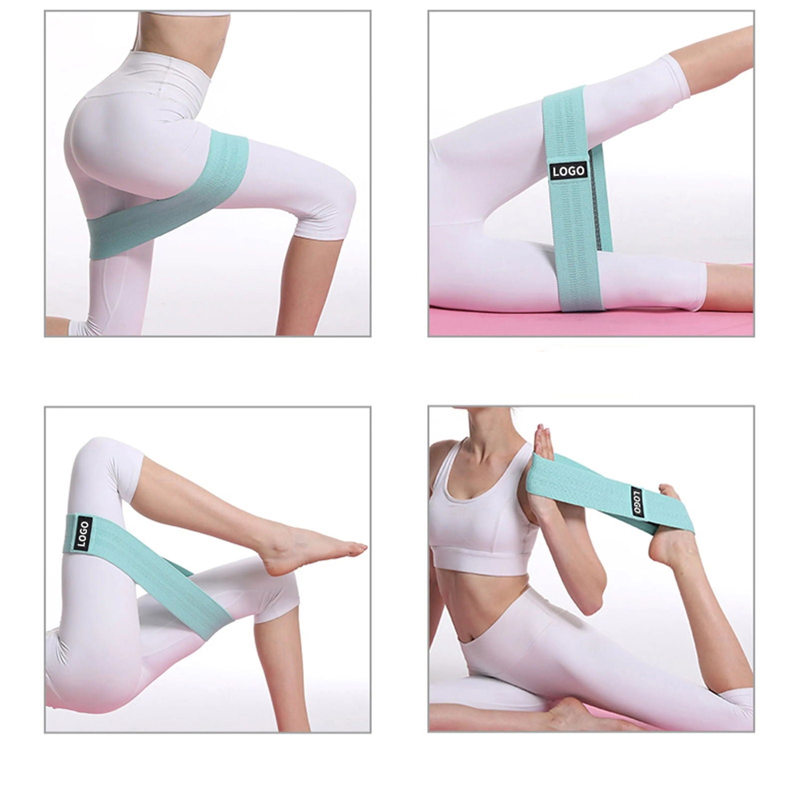 Fitness Beauty Body Squat Hip Stretch Latex Yoga Elastic Band - Slobuy