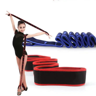 Fitness Exercise Women Man Latin Dance Elastic Stretch Belt Exercise Pull Strap Sports Yoga Resistance Band For Body Building - Slobuy