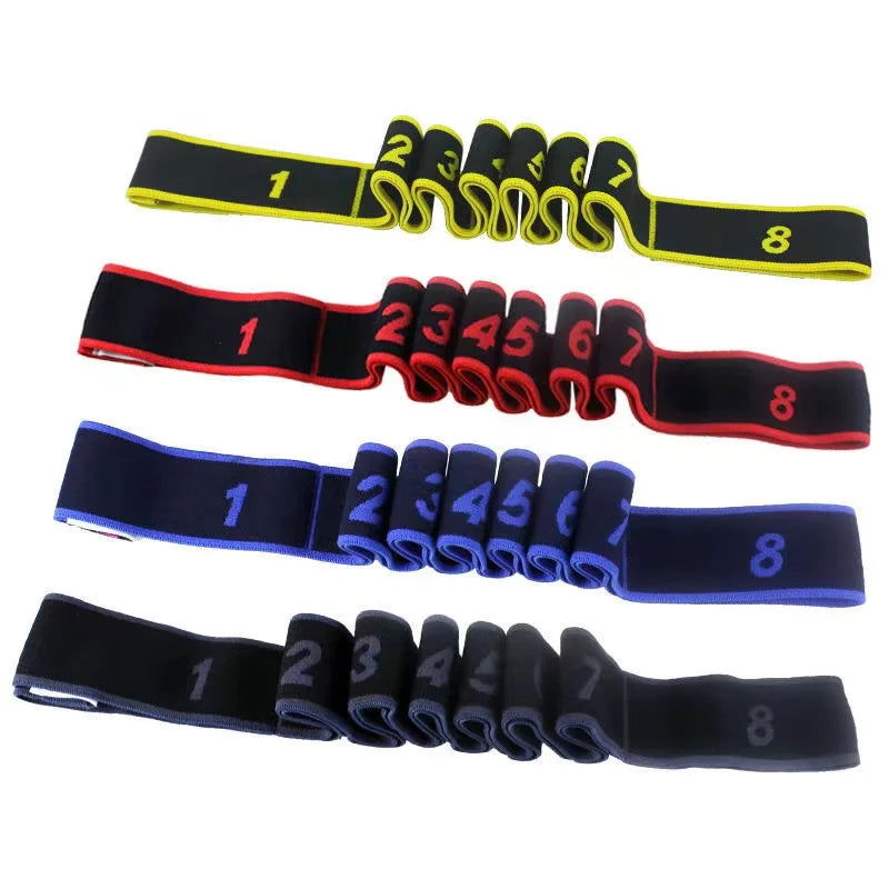 Fitness Exercise Women Man Latin Dance Elastic Stretch Belt Exercise Pull Strap Sports Yoga Resistance Band For Body Building - Slobuy