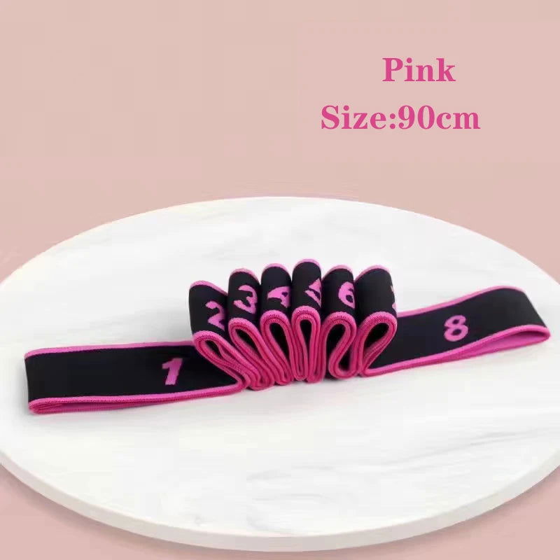Fitness Exercise Women Man Latin Dance Elastic Stretch Belt Exercise Pull Strap Sports Yoga Resistance Band For Body Building - Slobuy