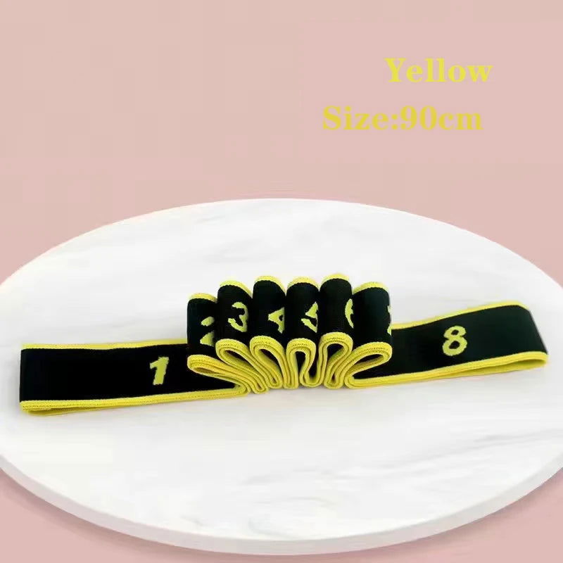 Fitness Exercise Women Man Latin Dance Elastic Stretch Belt Exercise Pull Strap Sports Yoga Resistance Band For Body Building - Slobuy