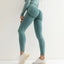 Fitness Women Sport Seamless Leggings High Waist Elastic Solid Yoga Leggings Gym Jogging Quick Dry Push Up Slim Pants Female - Slobuy