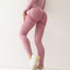Fitness Women Sport Seamless Leggings High Waist Elastic Solid Yoga Leggings Gym Jogging Quick Dry Push Up Slim Pants Female - Slobuy