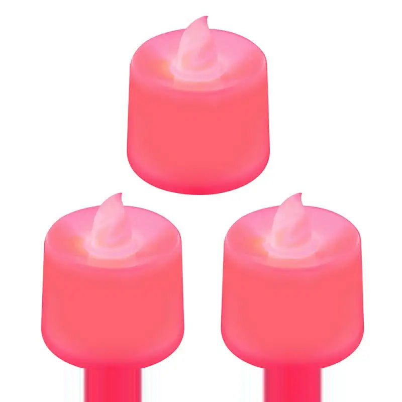 Flameless LED Candle Light Battery Powered Candles Tea Lights Lamp Wedding Birthday Party Decorations Romantic Lights - Slobuy