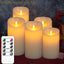 Flameless LED Candles with Remote Control  and Timer Battery Operated  Flickering Candle for Home Party Wedding Christmas Decor - Slobuy