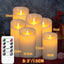 Flameless LED Candles with Remote Control  and Timer Battery Operated  Flickering Candle for Home Party Wedding Christmas Decor - Slobuy