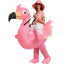 Flamingo Inflatable Costume Christms Mascot Halloween Costume for Women Adults Kids Cartoon Anime Mascot Cosplay for Party - Slobuy