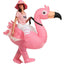 Flamingo Inflatable Costume Christms Mascot Halloween Costume for Women Adults Kids Cartoon Anime Mascot Cosplay for Party - Slobuy