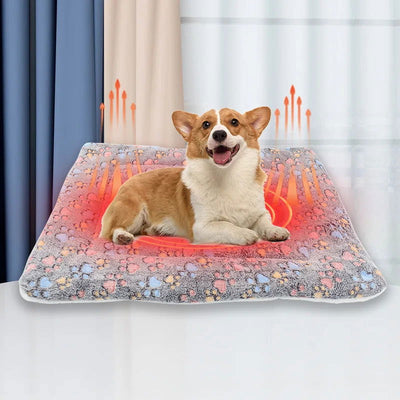 Flannel Thickened Dog Bed Mat Soft Pet Sleeping Mat for Dogs Cats Winter Warm Pet Blanket - Slobuy