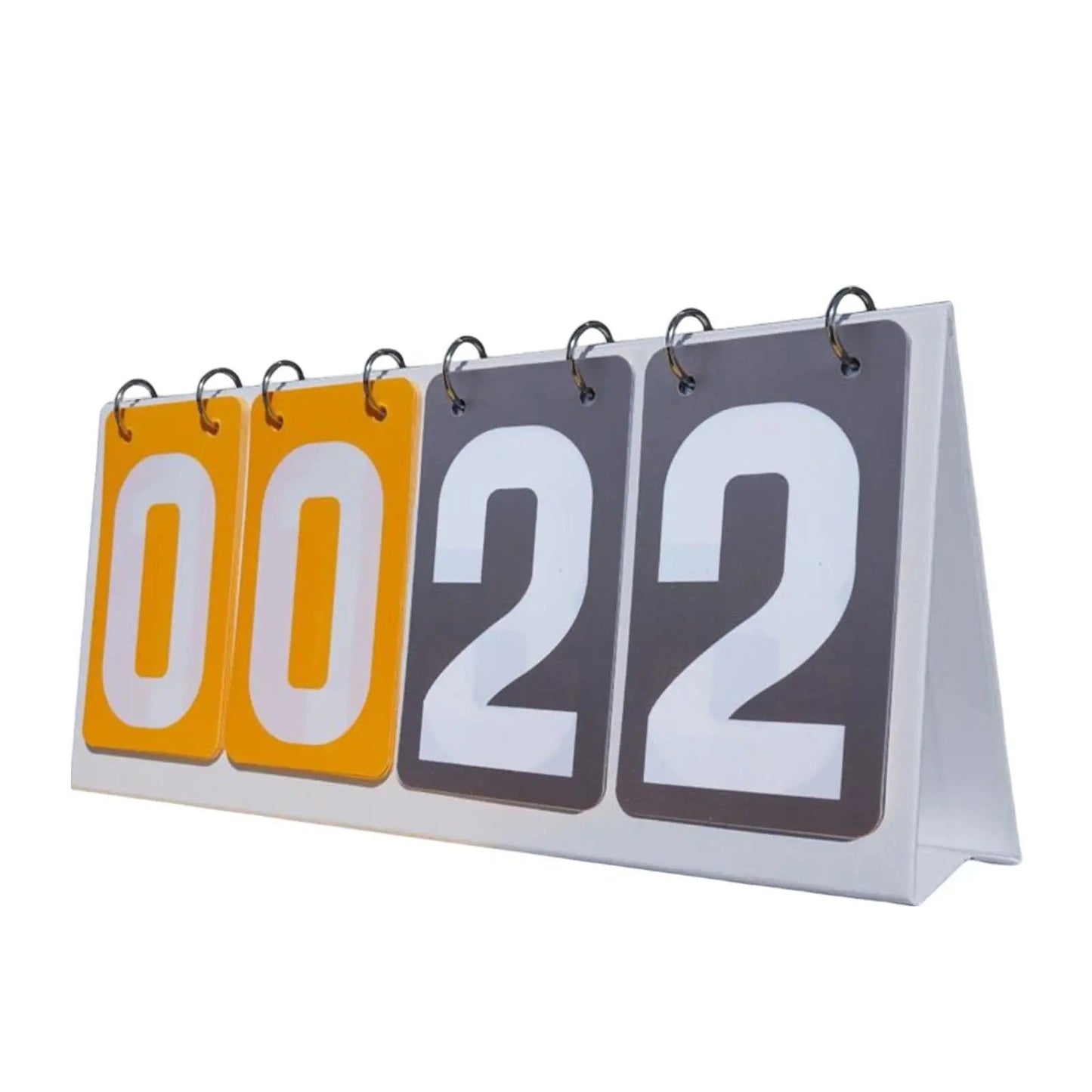 Flip Score Board Portable Scoring Board Tabletop Scoreboard for Basketball Tennis Ball Sports - Slobuy