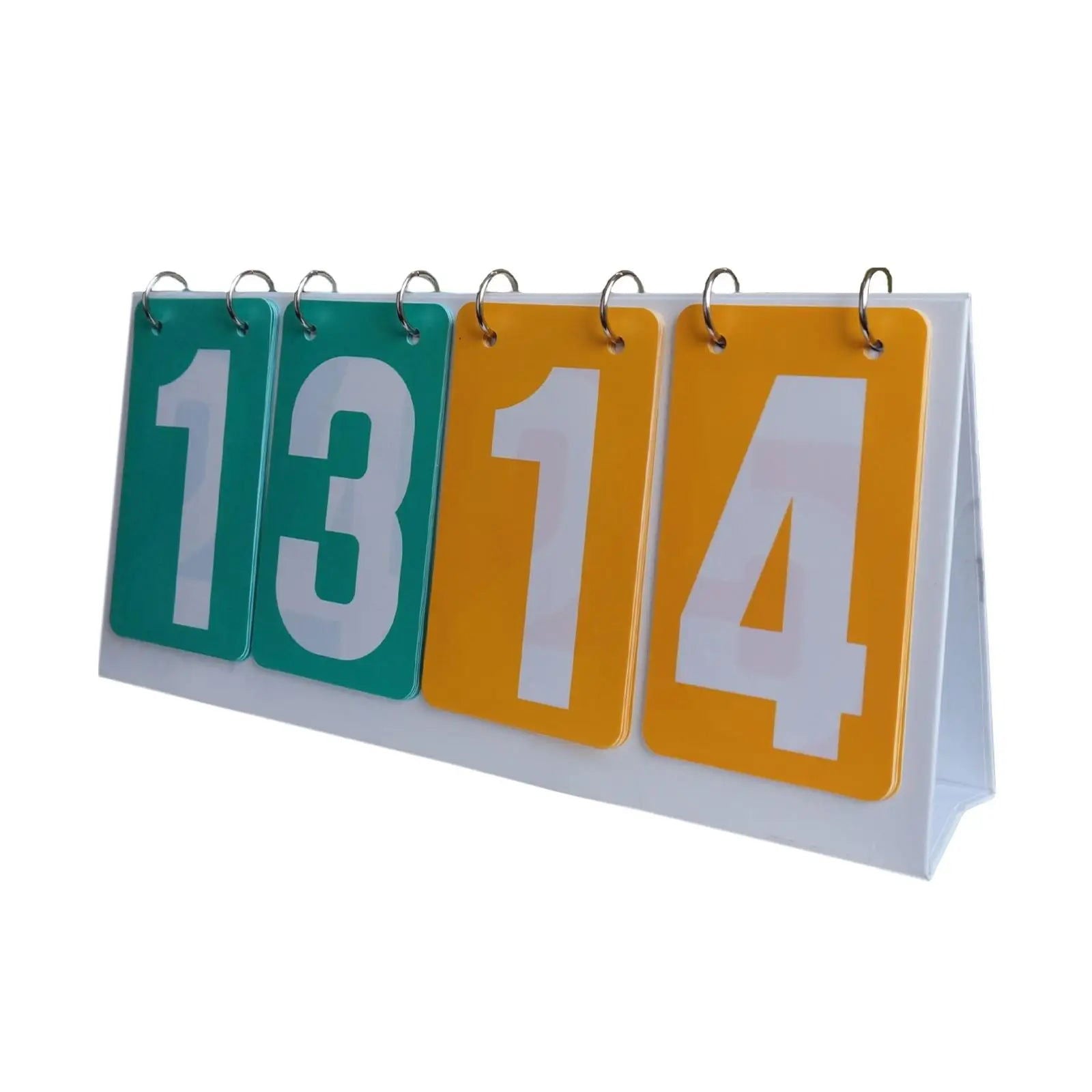 Flip Score Board Portable Scoring Board Tabletop Scoreboard for Basketball Tennis Ball Sports - Slobuy