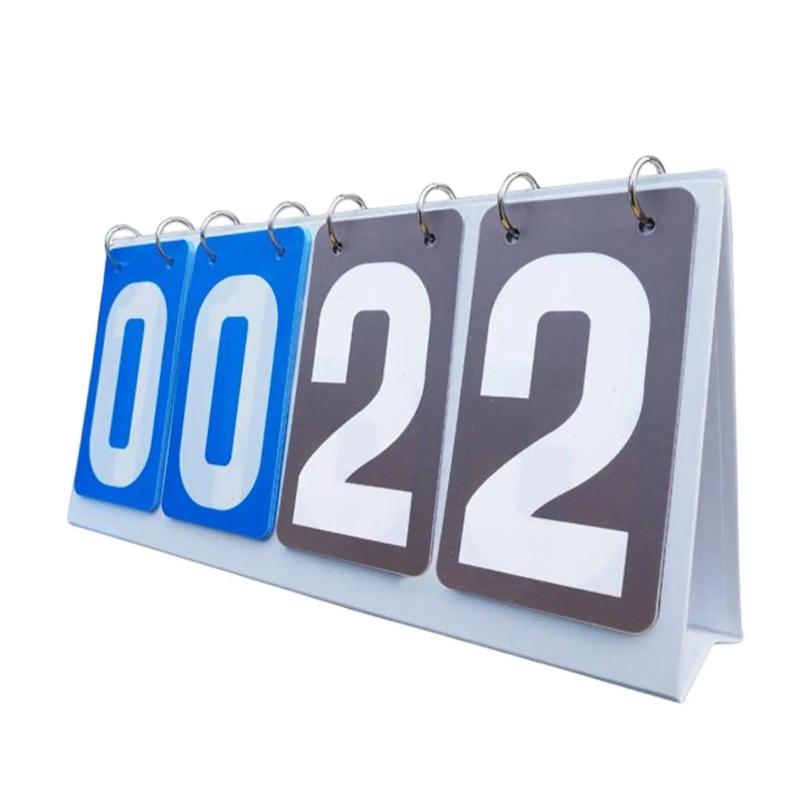 Flip Score Board Portable Scoring Board Tabletop Scoreboard for Basketball Tennis Ball Sports - Slobuy