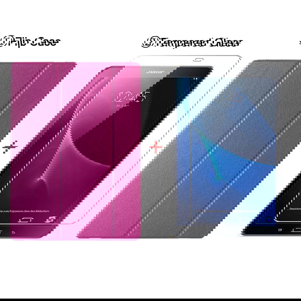 Flip Tablet Case For Samsung Galaxy Tab A A6 10.1'' (2016) T580 Funda PU Leather Smart Cover For SM-T580 SM-T585 Folio Capa - Slobuy