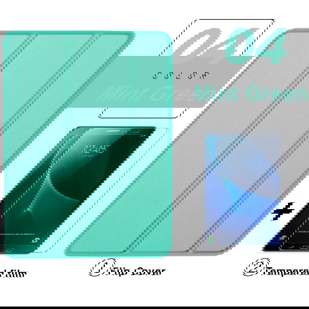 Flip Tablet Case For Samsung Galaxy Tab A A6 10.1 T580 Funda Leather Smart Cover For Tab A8 X200 A7 Lite T220 A9 Plus X210 Capa - Slobuy