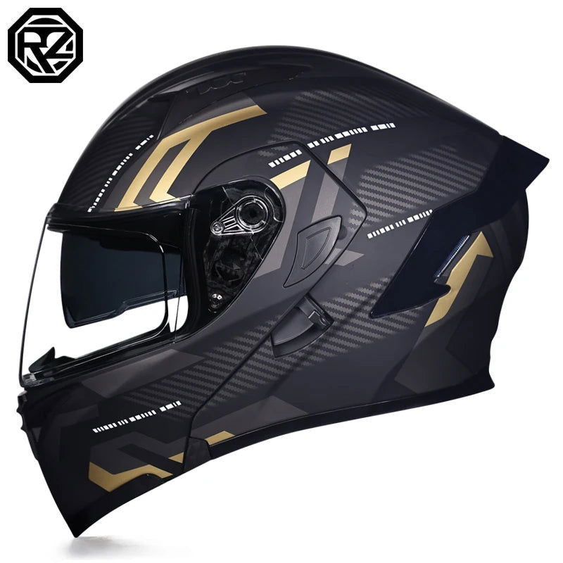 Flip Up Motorcycle Helmet Double lens full face helmet High quality DOT approved Moto cascos motociclistas capacete - Slobuy