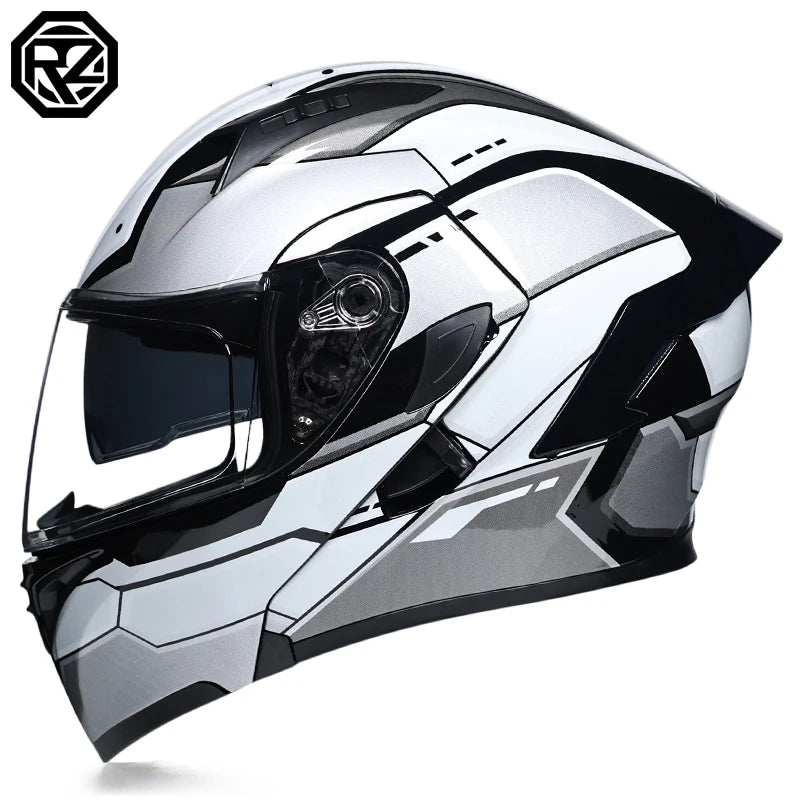 Flip Up Motorcycle Helmet Double lens full face helmet High quality DOT approved Moto cascos motociclistas capacete - Slobuy