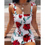 Floral Tight Camisole Dress For Women 2024 Spring Summer Beach  Female Clothing Sexy Club Mini Skirt Vestidos Casual Short Dress - Slobuy
