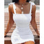 Floral Tight Camisole Dress For Women 2024 Spring Summer Beach  Female Clothing Sexy Club Mini Skirt Vestidos Casual Short Dress - Slobuy