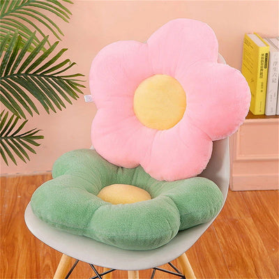 Flower Plush Throw Pillow Soft Plant Chair Cushion Living Bedroom Home Decorative Pillows Sofa Cushions Birthday Gifts - Slobuy