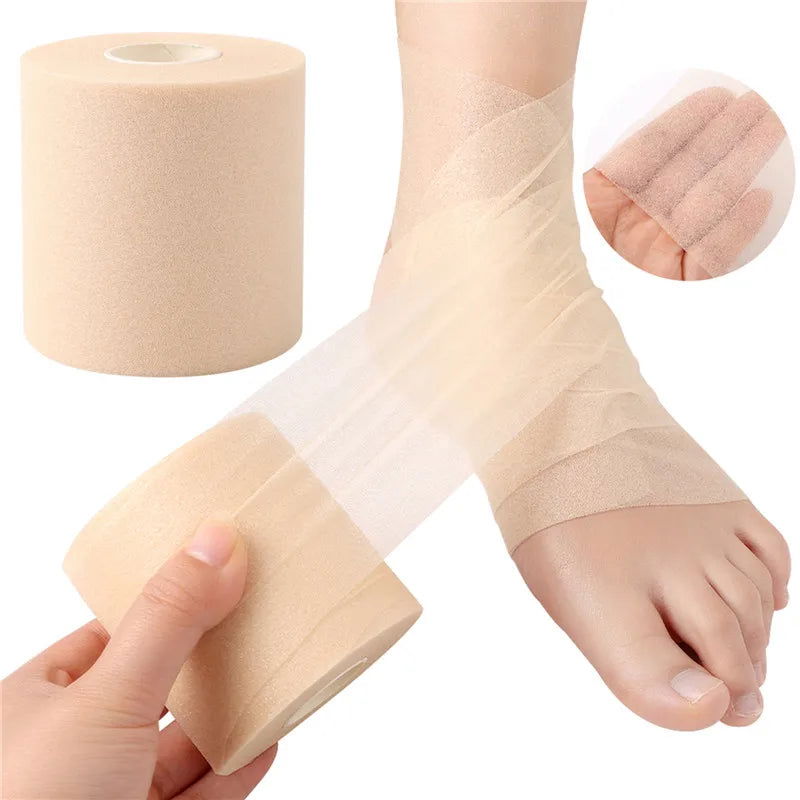 Foam Bandage Elbow Knee Pads Film Foam Underwrap Sports Pre-Wrap For Athletic Tape Sponge Skin Film Self-Adhesive Elastic - Slobuy
