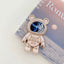 Foldable Desktop Bracket Kawaii Cartoon Stand Cute Liquid Quicksand Astronaut Stand Holder Phone Holder Desk Accessories - Slobuy