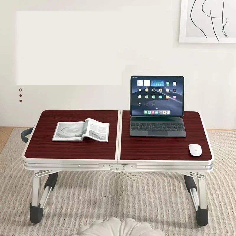 Foldable Laptop Table for Bed Portable Folding Camping Table Office Furniture Mini Computer Table Student Dormitory Writing Desk - Slobuy