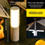 Folding Outdoor Camping Portable Rechargeable High Capacity Lighting Student Dormitory Hanging Tent Hanging Light Lantern - Slobuy