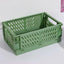 Folding Plastic Storage Box Collapsible Storage Container Desktop Cosmetic Storage Basket Home Office Organizer Box Storage Box - Slobuy
