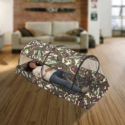Folding Portable Mosquito Net for Trips Mesh Tent With Zipper Outdoor New Camping Mosquito Net Tent With Bottom - Slobuy