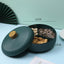 Food Platter Food Storage Tray with Lid 4 Compartment Snack Dried Fruit Candy Nut Serving Plates Tray - Slobuy
