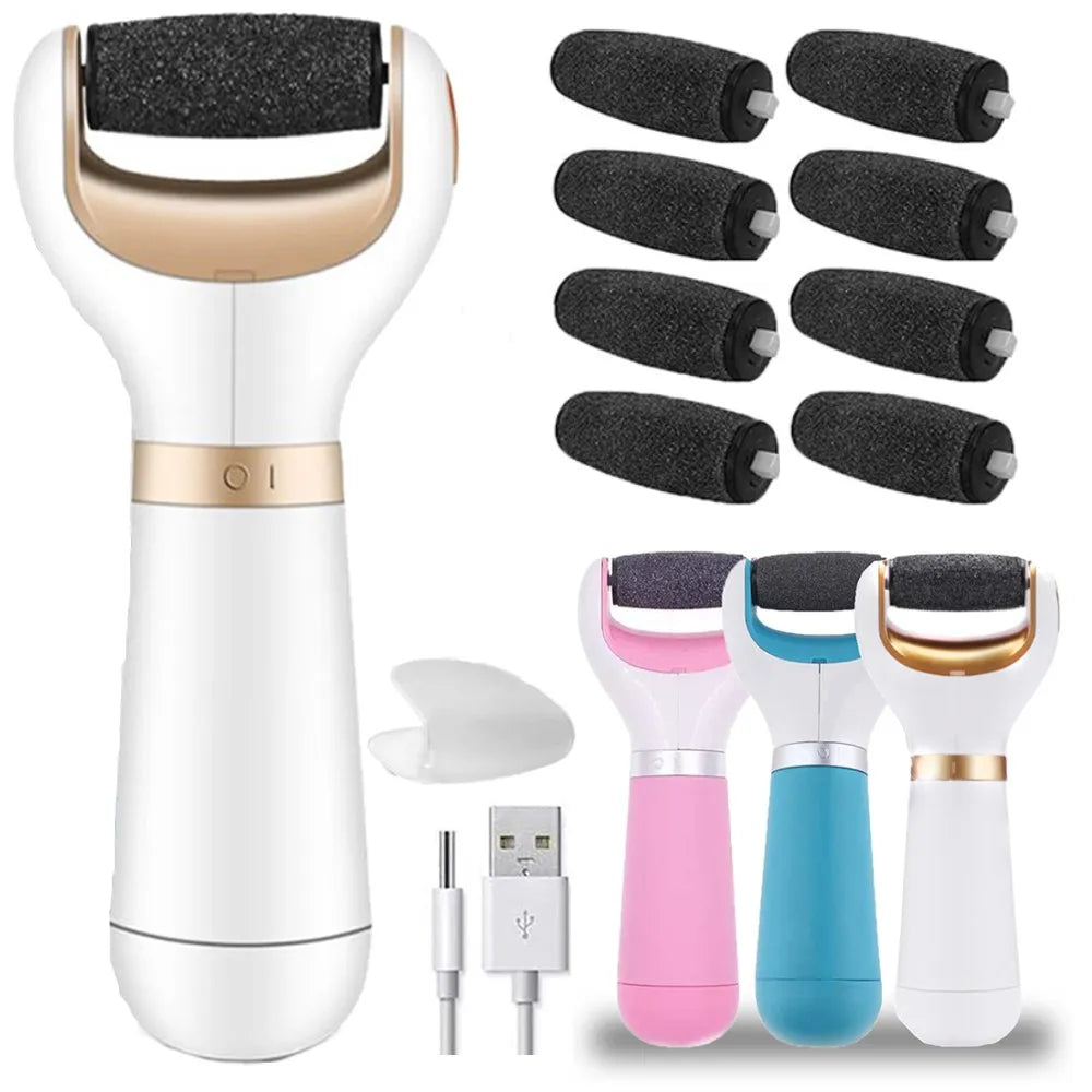 Foot Care Tool Electric Foot File Foot Callouses Dead Skin Remover Shaver Remove Dry Dead Hard Cracked Skin Safe and Painless - Slobuy