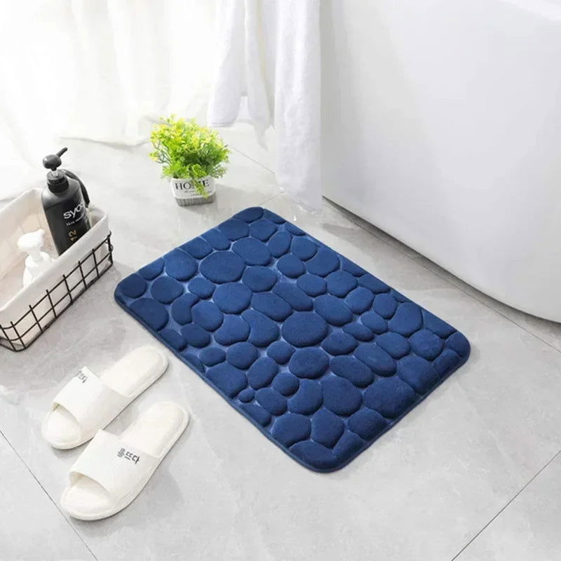 Foot Mat Coral Fleece Floor Mat Household Memory Foam Non-Slip Bathroom Kitchen Mat Thickened Absorbent Floor Mat Door Mat Rugs - Slobuy