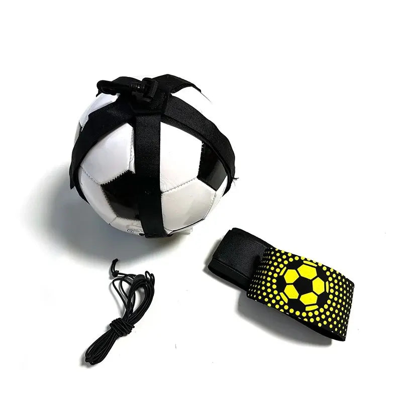Football Kick Throw Solo Practice Adjustable Waist Belt Soccer Ball Control Training Equipment Children Training Elastic Belt - Slobuy