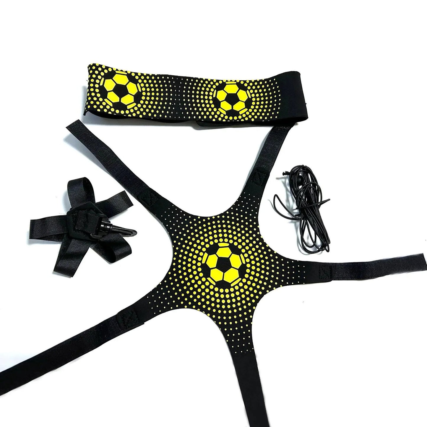 Football Kick Throw Solo Practice Adjustable Waist Belt Soccer Ball Control Training Equipment Children Training Elastic Belt - Slobuy