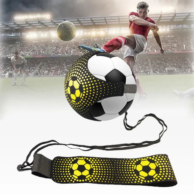 Football Kick Throw Solo Practice Training Aid Control Skills Adjustable Waist Belt - Slobuy