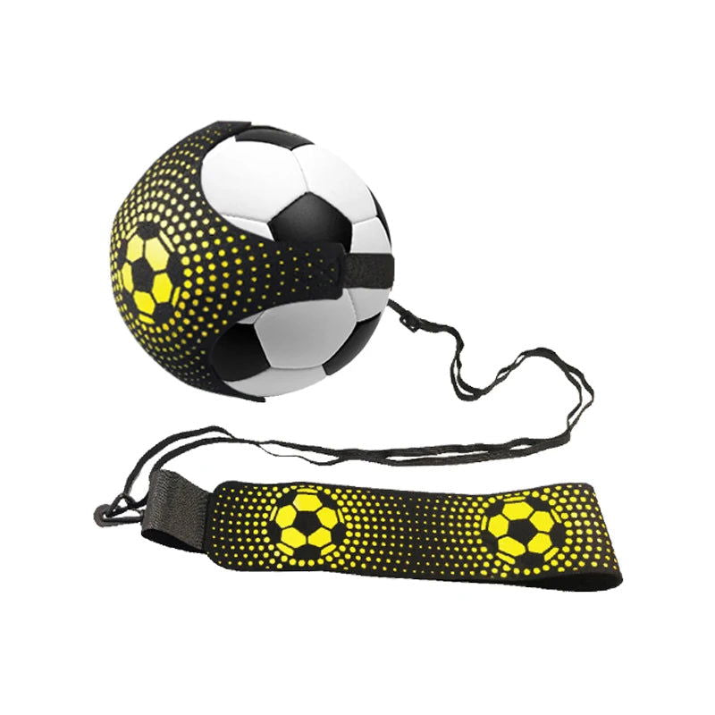 Football Kick Throw Solo Practice Training Aid Control Skills Adjustable Waist Belt - Slobuy