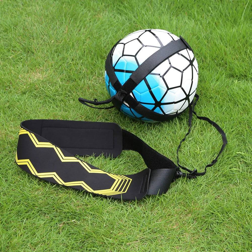 Football Kick Trainer Adjustable Soccer Training Elastic Belt Solo Soccer Ball Juggle Bag Auxiliary Football Training Equipment - Slobuy