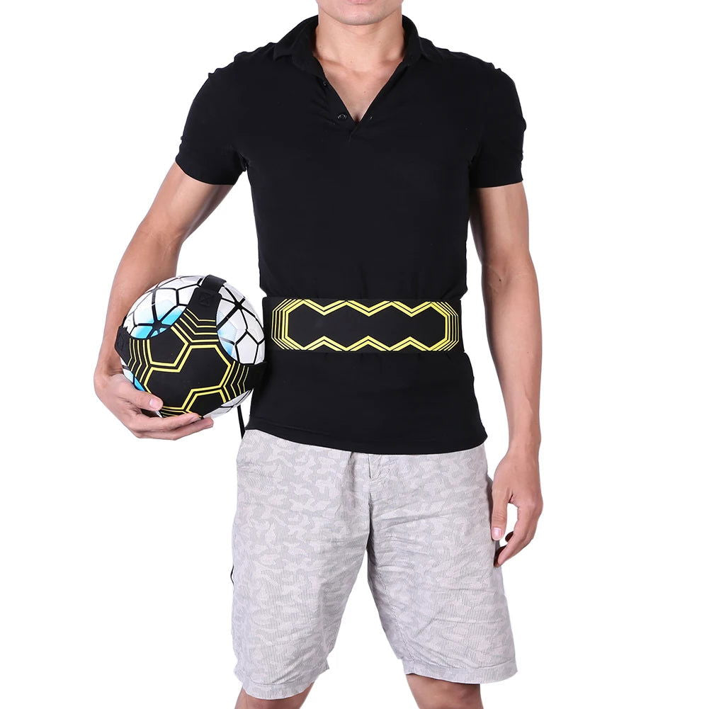Football Kick Trainer Adjustable Soccer Training Elastic Belt Solo Soccer Ball Juggle Bag Auxiliary Football Training Equipment - Slobuy