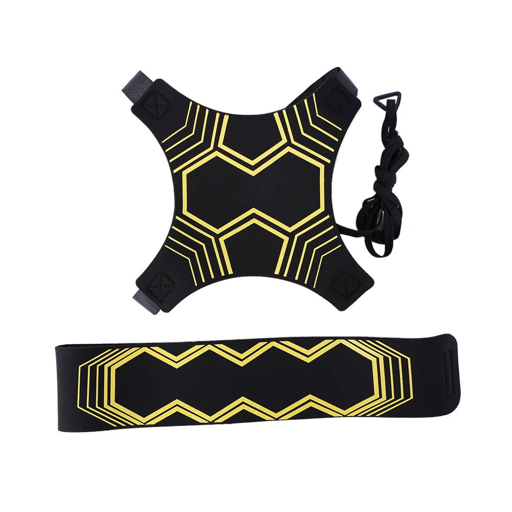 Football Kick Trainer Adjustable Soccer Training Elastic Belt Solo Soccer Ball Juggle Bag Auxiliary Football Training Equipment - Slobuy