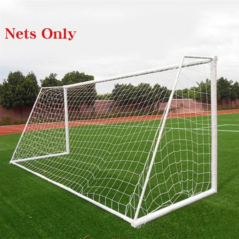 Football Net For Soccer Goal Post Junior Sports Training 3m x 2m 1.2m x 1.8m Football Net Foldable Portable Soccer Net Kids - Slobuy